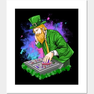 Papa dj st patrick's day Posters and Art